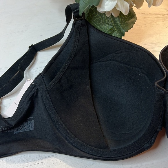 Auden Nursing Bra, Full Coverage, Lightly Lined, Color Black, Size 32DDD - Picture 5 of 9
